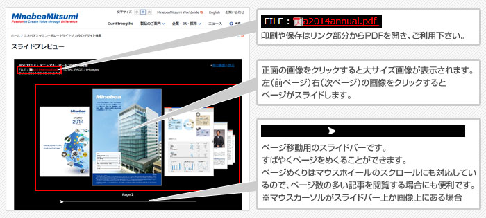 画像:スライドプレビューのイメージ