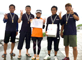 Yonago Plant's rowing club wins three years in a row
