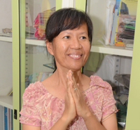 image : Wad Thang Klang School Ms. Amphaporn Cherdchai (English teacher)