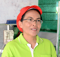 image : A leader of residents taking part in the project Ms. Wong Chan Khunabutr