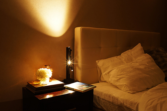 Photo : Light that invites you to sleep comfortably