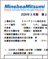 画像：決算短信 表紙