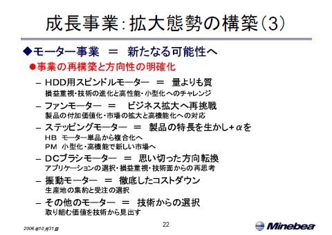 成長事業：拡大態勢の構築（3）