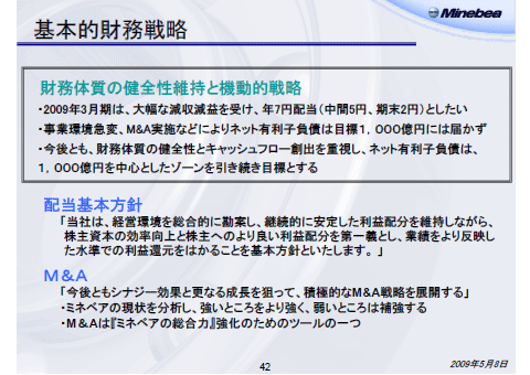 基本的財務戦略