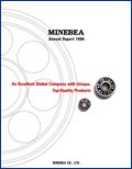 1996年ミネベア株式会社　アニュアルレポート（英語版）表紙