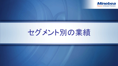 セグメント別の業績
