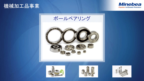 機械加工品事業（ボールベアリング）
