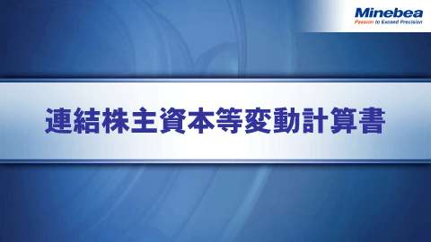 連結株主資本等変動計算書