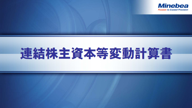 連結株主資本等変動計算書