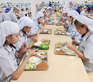 食事の様子