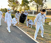 清掃活動の様子