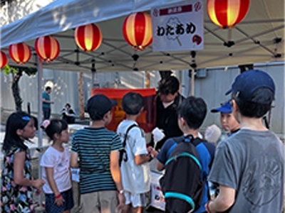 納涼祭の様子：屋台