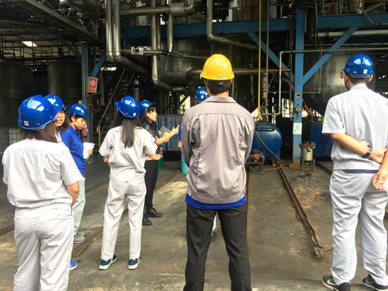 画像:廃棄物処理場の視察