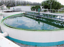 画像：工場排水ゼロシステムの処理施設