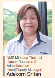 画像：NMB-Minebea Thai Ltd. Human Resource & Administration Head(Deputy Manager) Adakorn Sritan