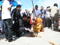 image : 2011 Groundbreaking ceremony of a new plant in Cambodia