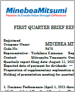 figure: Brief Report of Financial Results