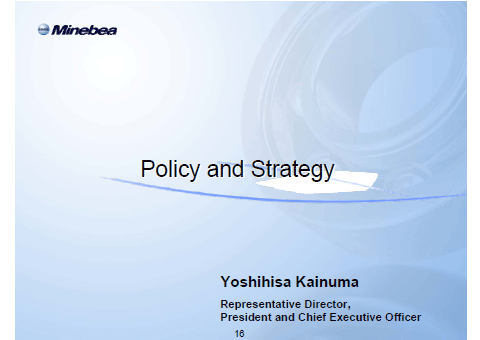 Policy and Strategy