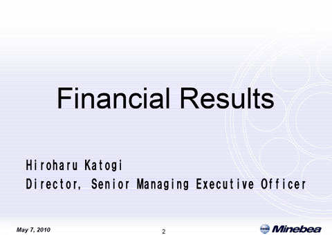 Financial Results