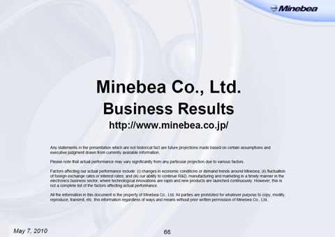 Forward-looking Statements