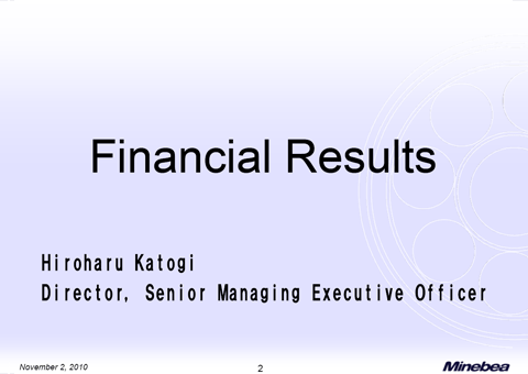 Financial Results
