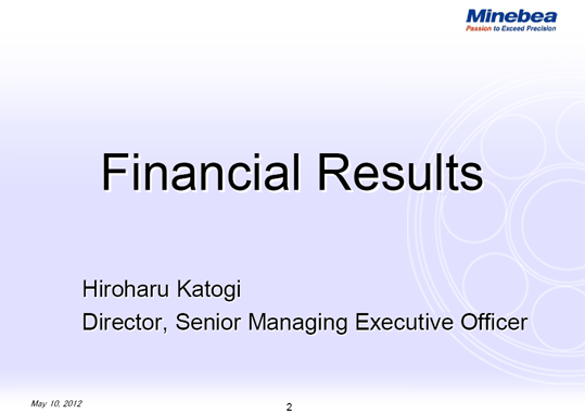 Financial Results