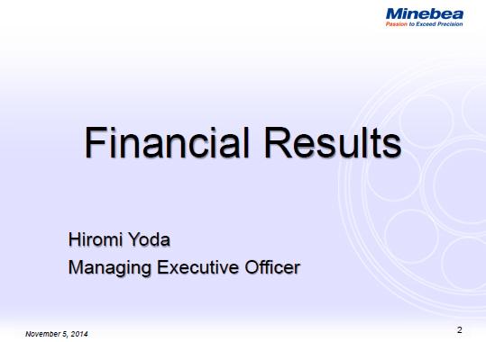 Financial Results
