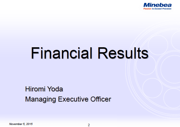 Financial Results