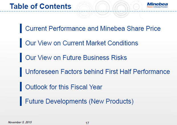 Table of Contents