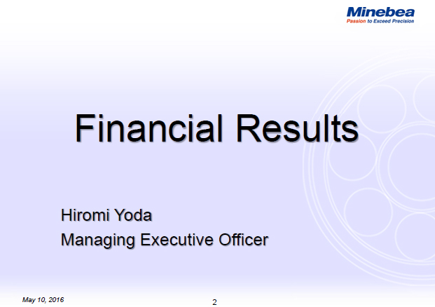 Financial Results