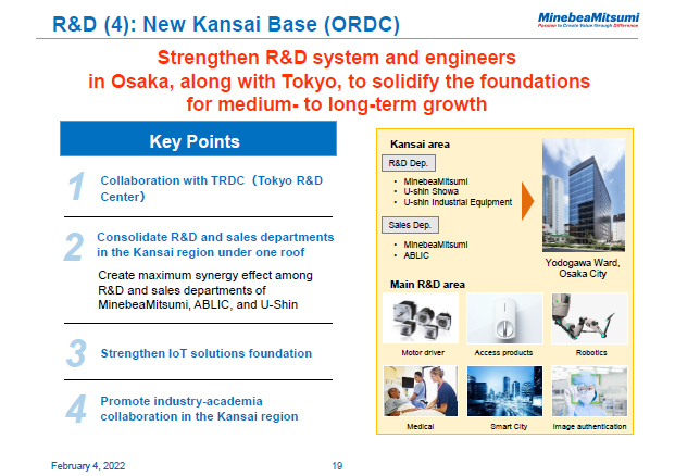 R&D (4): New Kansai Base (ORDC)