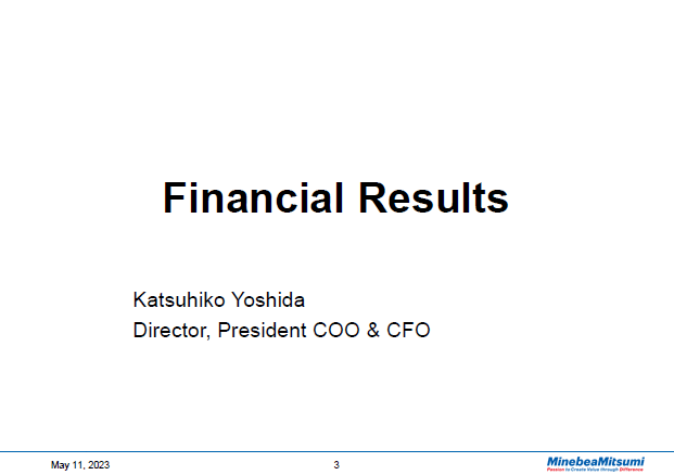 Financial Results