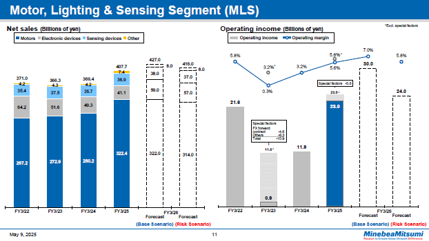Motor, Lighting & Sensing Segment (MLS)