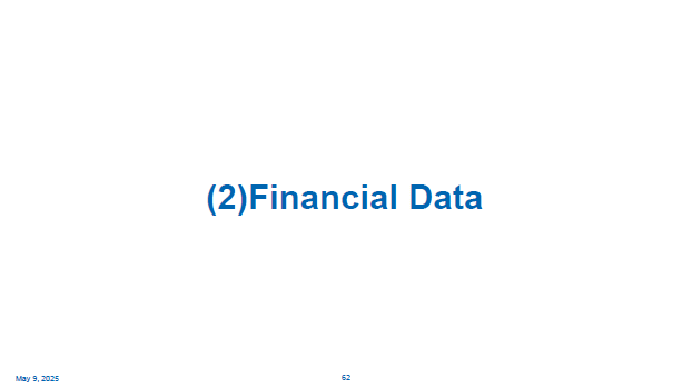 (2) Financial Data