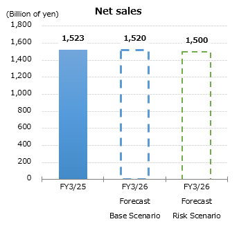 Graph : Net sales