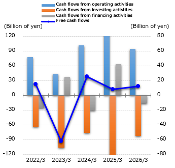 graph : cash flows