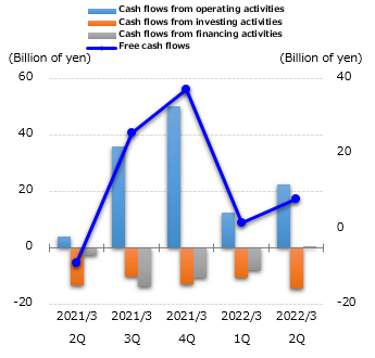 graph : cash flows