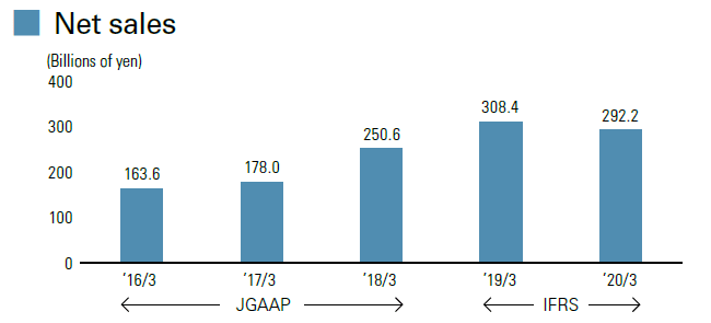 image : Net sales