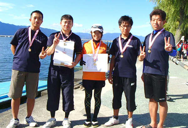 imgae : Yonago Plant's rowing club that won