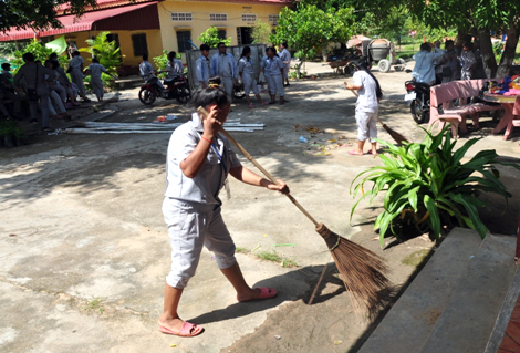 image : Garden cleaning