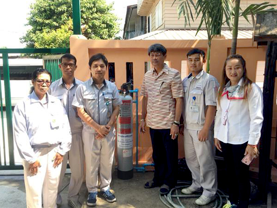 image : Donation of water purification system