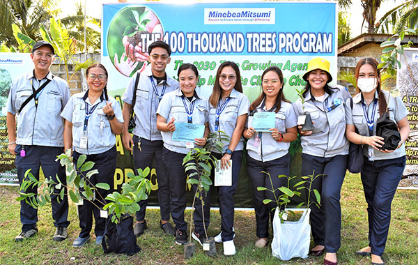 iamge : Adopt-a-Tree photo of some of employee Tree Parents