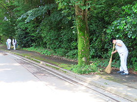 Cleanup activity on July 5, 2024 (1 of 2).