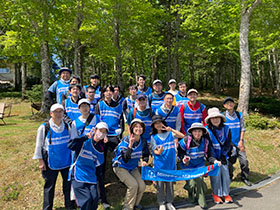 Group photo of the volunteers.