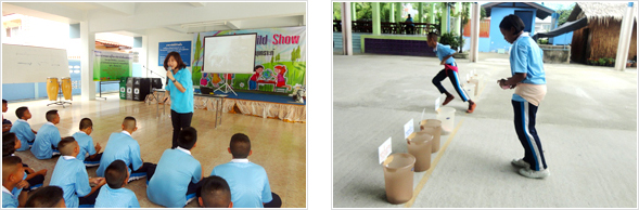 image : Waste separation workshop at Chonpratan Anukroh School
