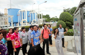 image : Chiangraknoi area residents tour the Bang Pa-in Plant's wastewater processing facilities