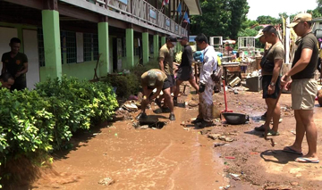 image : Cleanup of the flooding