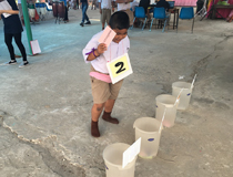 image : The children enjoying games