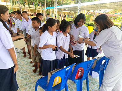 image : Activities conducted on November 26, 2018 at Watkokthong School