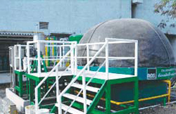 image : Biogas generation plant at Lop Buri Plant, Thailand